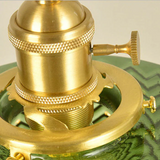 Sorviana | Vintage Style Ribbed Glass Pendant Lamp with Brass Finish for Dining Tables and Kitchen Islands