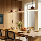 Lumelle | Bauhaus Inspired Pendant Light with Acrylic Disc and Architectural LED Lighting