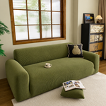 Rhona | Stretch Sofa Cover in Soft Velvet with Elasticated Non Slip Fit