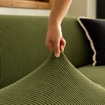 Rhona | Stretch Sofa Cover in Soft Velvet with Elasticated Non Slip Fit
