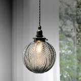 Arelia | Colonial Smoked Glass Mini Pendant Light with Elegant Hanging Design
