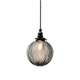 Arelia | Colonial Smoked Glass Mini Pendant Light with Elegant Hanging Design