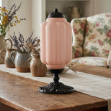 Averellea | Vintage Milk Glass Table Light with Bronze Base for Warm Ambient Lighting