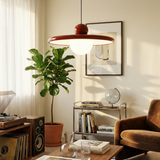 Lumelle | Bauhaus Inspired Pendant Light with Acrylic Disc and Architectural LED Lighting