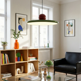 Lumelle | Bauhaus Inspired Pendant Light with Acrylic Disc and Architectural LED Lighting