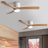 Arvienne | Nordic Wooden Ceiling Fan Light with LED for Modern Bedrooms