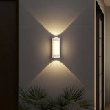 Vaselle | Nordic Up Down LED Outdoor Wall Light with Frosted Acrylic and IP65 Waterproof Aluminium Design
