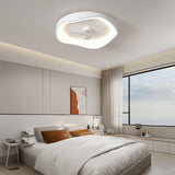 Pelor | Modern Minimalist Ceiling Fan with Stepless Dimmable LED and Remote Control for Bedroom and Living Room