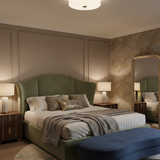 Aurevyn | Art Deco LED Ceiling Light with Adjustable Colour Temperature and Dimmable Brightness
