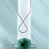 Elvian | Squirrel-Proof Hanging Bird Feeder with Rotating Perch and Large Seed Tube for Garden Use