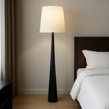 Nora | Scandinavian Minimalist Floor Lamp with Soft Fabric Shade