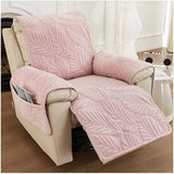 Cozique | Recliner Chair Cover Anti Slip Sofa Protector with Leaf Pattern for Living Room and Home Use