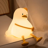 Amoura | Cute LED Night Light Rechargeable Soft Silicone Bedside Lamp