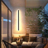 Solvara | Minimalist Black Exterior Wall Light with Integrated LED and Weatherproof IP65 Design