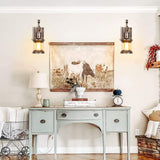 Elyon | Vintage Industrial Wall Light Metal Bronze Wall Lamp for Bedroom Living Room and Stylish Interiors