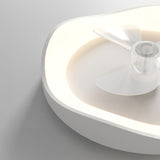 Pelor | Modern Minimalist Ceiling Fan with Stepless Dimmable LED and Remote Control for Bedroom and Living Room