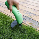 Nari | Cordless Mini Grass Trimmer with Extendable Rod and Debris Shield for Garden Edge Cutting