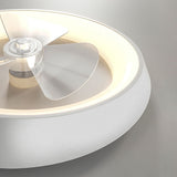 Pelor | Modern Minimalist Ceiling Fan with Stepless Dimmable LED and Remote Control for Bedroom and Living Room