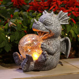Valique | Decorative Dragon Table Lamp with Touch Control, 15 Hour Battery Life, Indoor and Outdoor