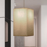 Aurevinae | Contemporary Paper Fabric Pendant Light with Soft Glow for Dining Rooms and Bedrooms