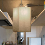 Aurevinae | Contemporary Paper Fabric Pendant Light with Soft Glow for Dining Rooms and Bedrooms