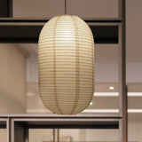 Aurevinae | Contemporary Paper Fabric Pendant Light with Soft Glow for Dining Rooms and Bedrooms