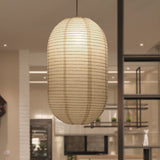Aurevinae | Contemporary Paper Fabric Pendant Light with Soft Glow for Dining Rooms and Bedrooms