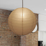Aurevinae | Contemporary Paper Fabric Pendant Light with Soft Glow for Dining Rooms and Bedrooms