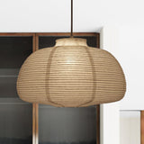 Aurevinae | Contemporary Paper Fabric Pendant Light with Soft Glow for Dining Rooms and Bedrooms