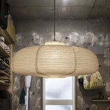 Aurevinae | Contemporary Paper Fabric Pendant Light with Soft Glow for Dining Rooms and Bedrooms