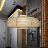 Aurevinae | Contemporary Paper Fabric Pendant Light with Soft Glow for Dining Rooms and Bedrooms