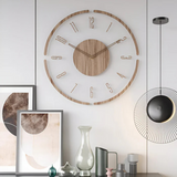 Kelora | Modern Silent Wall Clock with Acrylic and Wood