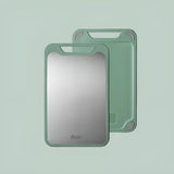 Orzen | Double-Sided Stainless Steel Chopping Board with Rice Husk Side for Safe Cooking