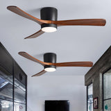 Arvienne | Nordic Wooden Ceiling Fan Light with LED for Modern Bedrooms