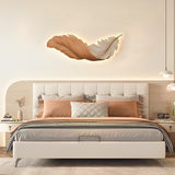 Zyvox | LED Feather Wall Art Light with Engraved Design for Bedroom and Living Room Décor
