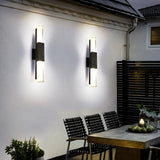 Nalo | Slim Outdoor Wall Light with IP65 Rating in Aluminium and Acrylic with Warm, Neutral or Cool White LED