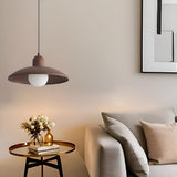 Nisellea | Wabi-Sabi Japandi Pendant Light in Walnut Finish with Warm Glow