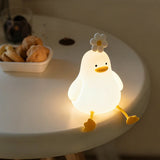 Amoura | Cute LED Night Light Rechargeable Soft Silicone Bedside Lamp