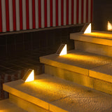 Sorea | Solar Step Light with Automatic Dusk Activation and IP65 Rating for Stairs, Deck and Pathway