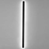 Solvara | Minimalist Black Exterior Wall Light with Integrated LED and Weatherproof IP65 Design