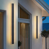 Avenira | Black Outdoor LED Wall Light IP65 for Garden, Corridor and Exterior Walls