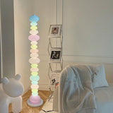 Avenora | Sculptural Column Floor Lamp with 2400lm LED for Modern Living Rooms