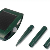 Esen | Solar Ultrasonic Animal Repeller with Motion Sensor and LED Light for Garden and Outdoor Protection