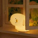 Amoura | Cute LED Night Light Rechargeable Soft Silicone Bedside Lamp