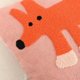 Kelro | Nordic Animal Embroidered Cushion Cover for Sofa Decor