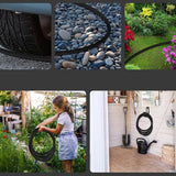 Delvior | Expandable Garden Hose with 10-Function Spray Nozzle, Tangle-Free and Leak-Resistant