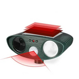 Esen | Solar Ultrasonic Animal Repeller with Motion Sensor and LED Light for Garden and Outdoor Protection