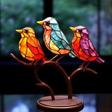 Talina | Elegant Glass Bird Sculpture for Contemporary Decor