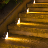Sorea | Solar Step Light with Automatic Dusk Activation and IP65 Rating for Stairs, Deck and Pathway