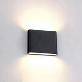 Rivo | Modern Round Aluminium Outdoor Wall Light in Black and White, 6W and 12W, IP65 Rated